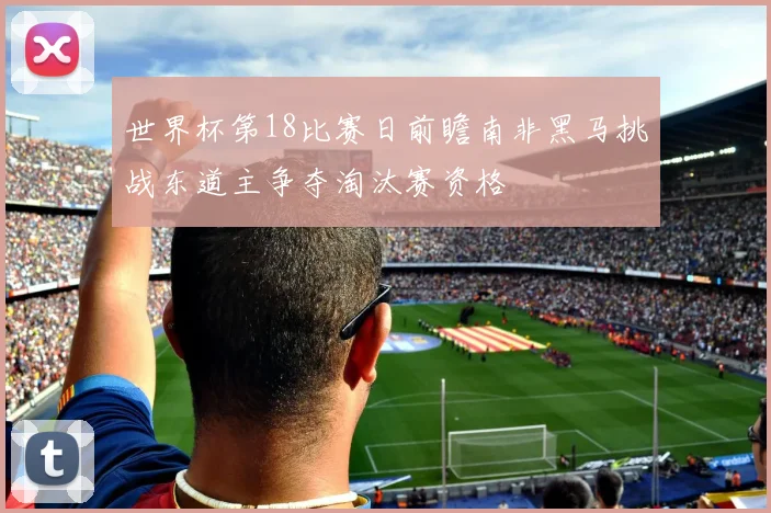 世界杯第18比赛日前瞻南非黑马挑战东道主争夺淘汰赛资格